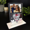 20 Years 20th Wedding Anniversary Gift Heart Photo Personalised Acrylic Plaque