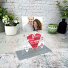 5 Years 5th Wedding Anniversary Gift Heart Photo Personalised Acrylic Plaque 5 Years 5th Wedding Anniversary Gift Heart Photo Personalised Acrylic Plaque