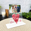 1 Year 1st Wedding Anniversary Gift Heart Photo Personalised Acrylic Plaque