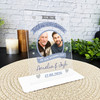 Father Of The Groom Gift On Our Wedding Day Photo Personalised Acrylic Plaque