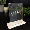 Wedding Day Gift Lovebirds Bride & Groom Personalised Acrylic Plaque
