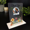 Thank You Teacher Gift Floral School Ruler Photo Personalised Acrylic Plaque