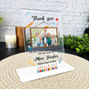 Thank You Teacher Gift School Blackboard Photo Personalised Acrylic Plaque Thank You Teacher Gift School Blackboard Photo Personalised Acrylic Plaque