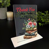 Thank You Teacher Gift Floral Books Personalised Acrylic Plaque