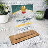 Gift For Stepdad The Best Stepdad Award Certificate Personalised Acrylic Plaque