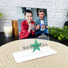 Best Grandad Ever Gift Green Star Photo Personalised Acrylic Plaque