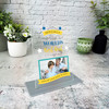 Worlds Best Dad Photo Gift For Dad Personalised Acrylic Plaque