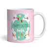Happy Easter Gift Bunny Photo Daisy Coffee Tea Cup Personalised Mug
