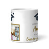 Off To University Good Luck Gift Photo Hat Coffee Tea Cup Personalised Mug