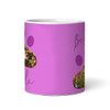 Pink Paw Print Cat Dog Lover Gift Coffee Tea Cup Personalised Mug