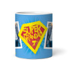 Super Grandad Gift Photo Superman Hero Coffee Tea Cup Personalised Mug