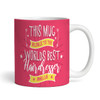 This Mug Belongs To Best Hairdresser Gift Pink Coffee Tea Cup Personalised Mug