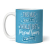 This Mug Belongs To Best Personal Trainer Gift Blue Coffee Tea Personalised Mug