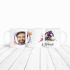 Winter Skiing Gift Paint Photo Coffee Tea Cup Personalised Mug