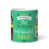 Worlds Best Grandad Happy Birthday Gift Green Photo Coffee Tea Personalised Mug