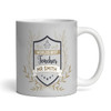 Worlds Best Teacher Gift Gold Wreath Coffee Tea Cup Personalised Mug