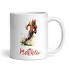 American Football Gift Paint Red Photo Coffee Tea Cup Personalised Mug