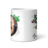 American Football Gift Green Paint Photo Coffee Tea Cup Personalised Mug