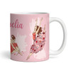 Ballerina Dancing Gift Pink Coffee Tea Cup Personalised Mug