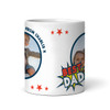 Best Dad Gift Super Hero Photo Coffee Tea Cup Personalised Mug