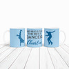 Best Dancer Gift Male Blue Silhouette Coffee Tea Cup Personalised Mug