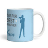 Best Photographer Gift Blue Silhouette Coffee Tea Cup Personalised Mug