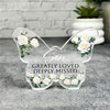 Son White Roses Memorial Butterfly Plaque Sympathy Gift Keepsake Gift