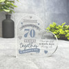 70th Gift For Wedding Anniversary I Love You Still Heart Plaque Keepsake Gift