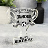 Football World's Best Grandchild Birthday Present Trophy Plaque Keepsake Gift Football World's Best Grandchild Birthday Present Trophy Plaque Keepsake Gift