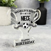 Football World's Best Niece Happy Birthday Present Trophy Plaque Keepsake Gift Football World's Best Niece Happy Birthday Present Trophy Plaque Keepsake Gift