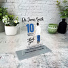 Medical Dr 10 Yrs Service 10th Anniversary Dark Skin Doctor Gift Employee Plaque