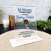 30 Years Service 30th Anniversary Dark Skin Him Nurse Gift For Employee Plaque