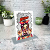 40th Birthday Gift Comic Style Women Sunglasses Personalised Gift Acrylic Plaque