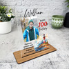100th Birthday Gift Watercolour Lighthouse Photo Custom Personalised Gift Plaque
