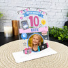 10th Birthday Gift For Tween Tech Switch Tablet Online Girl Pink Photo Gift Plaque