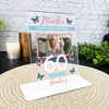 60 Birthday Gift Female Butterfly Photo Custom Personalised Gift Acrylic Plaque