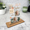60th Birthday Gift For Female Peach Cake Photo Personalised Gift Acrylic Plaque