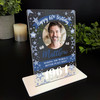 60th Birthday Gift Male Blue Star Photo Custom Personalised Gift Acrylic Plaque