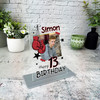 13th Birthday Gift Boxing Gloves Photo Custom Personalised Gift Acrylic Plaque