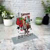 16th Birthday Gift Boxing Gloves Photo Custom Personalised Gift Acrylic Plaque
