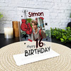16th Birthday Gift Boxing Gloves Photo Custom Personalised Gift Acrylic Plaque