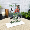 13th Birthday Gift Football Fan Photo Custom Personalised Gift Acrylic Plaque