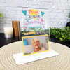 Mum Memorial Keepsake Gift Left Me Memories Yellow Photo Heart Custom Plaque