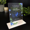 Nephew Blue Baby Feet Wings Memorial Keepsake Gift Personalised Gift Plaque