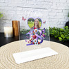 18th Birthday Gift Purple Butterflies Heart Photo Personalised Gift Plaque