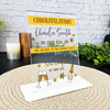 New Job Congratulations Champagne Flute Banner Gift Colleague Friend Plaque