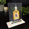 80th Birthday Gift Whisky Photo Custom Personalised Gift Acrylic Plaque