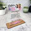 21st Birthday Gift Heart Photo Custom Personalised Gift Acrylic Plaque