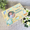 Blue Items New Baby Boy Son Photo Toys Personalised Wooden Memory Keepsake Box