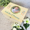 New Baby Boy Memories Photo Teddy Personalised Wooden Memory Keepsake Box